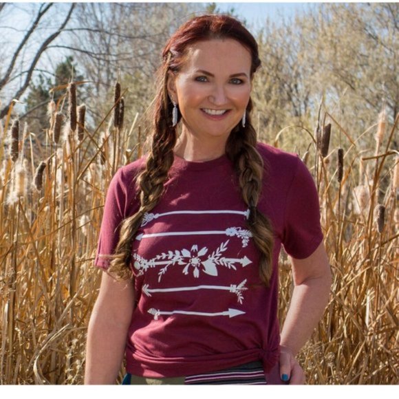Bohemian Graphic Shirt-Arrows - ONLY ONE LEFT! - Picture 1 of 8